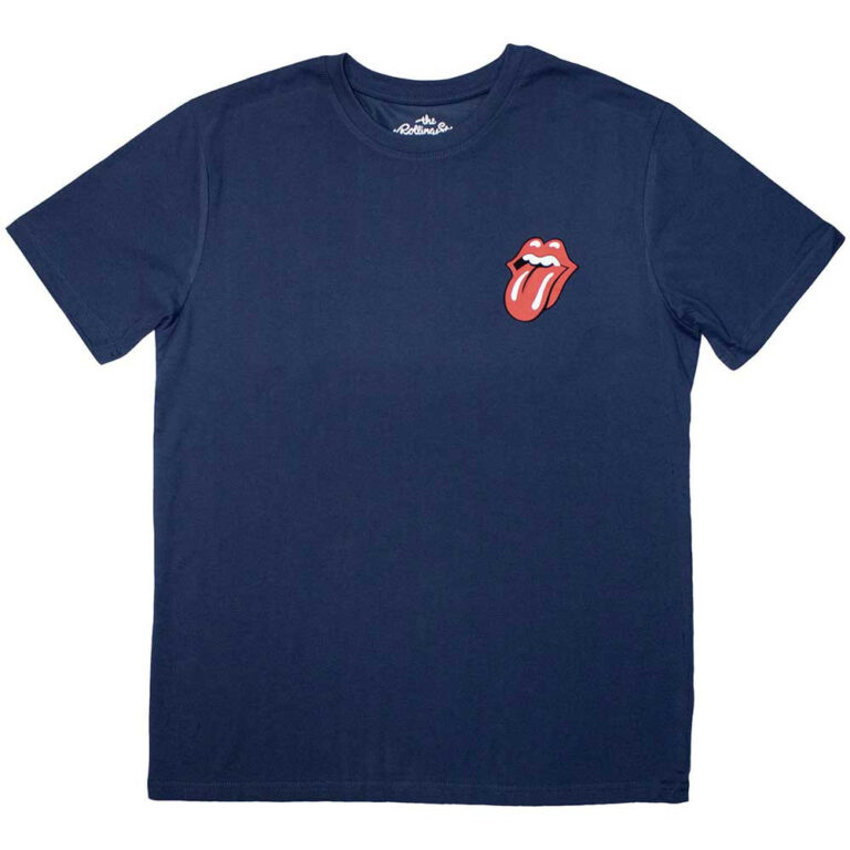 The Rolling Stones Mini Classic Tongue Denim Blue T-Shirt