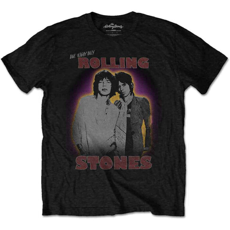 The Rolling Stones Mick & Keith Black T-Shirt