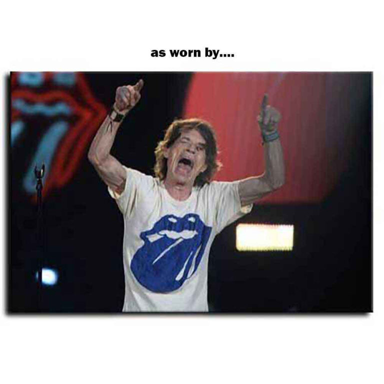 The Rolling Stones Blue & Lonesome 1972 Logo Natural T-Shirt