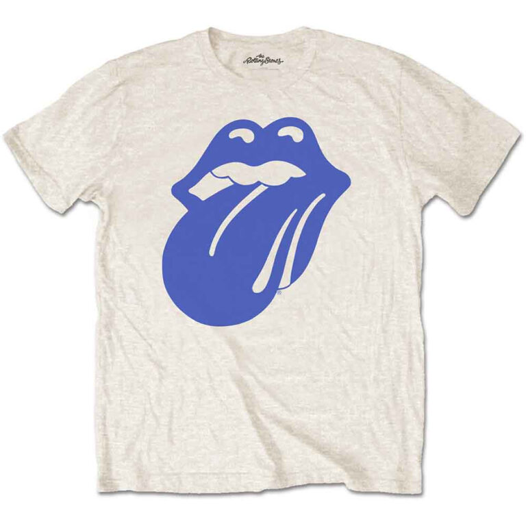 The Rolling Stones Blue & Lonesome 1972 Logo Natural T-Shirt