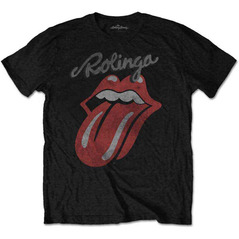 The Rolling Stones Rolinga Black T-Shirt