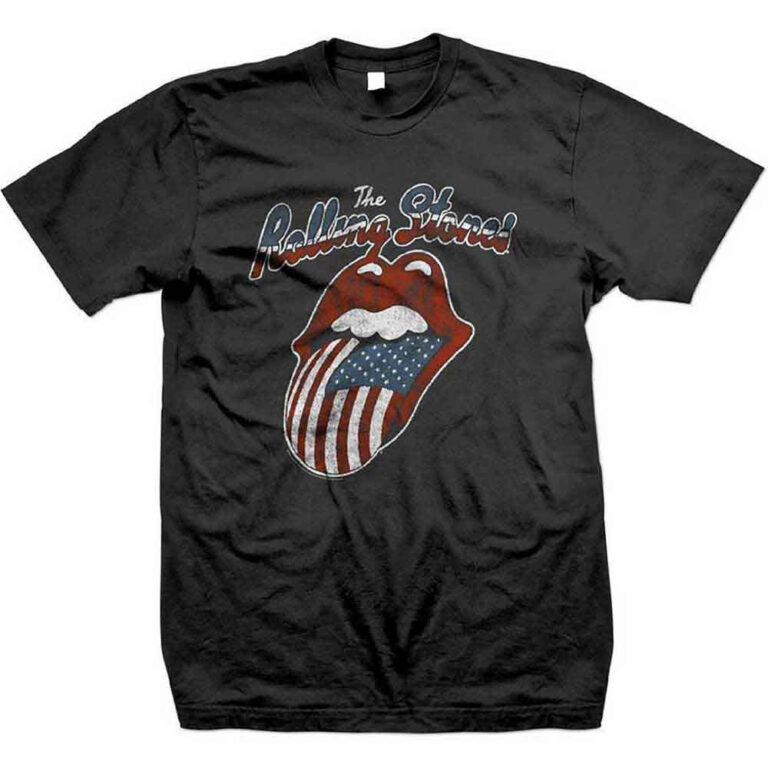 The Rolling Stones Tour of America ’78 Black T-Shirt