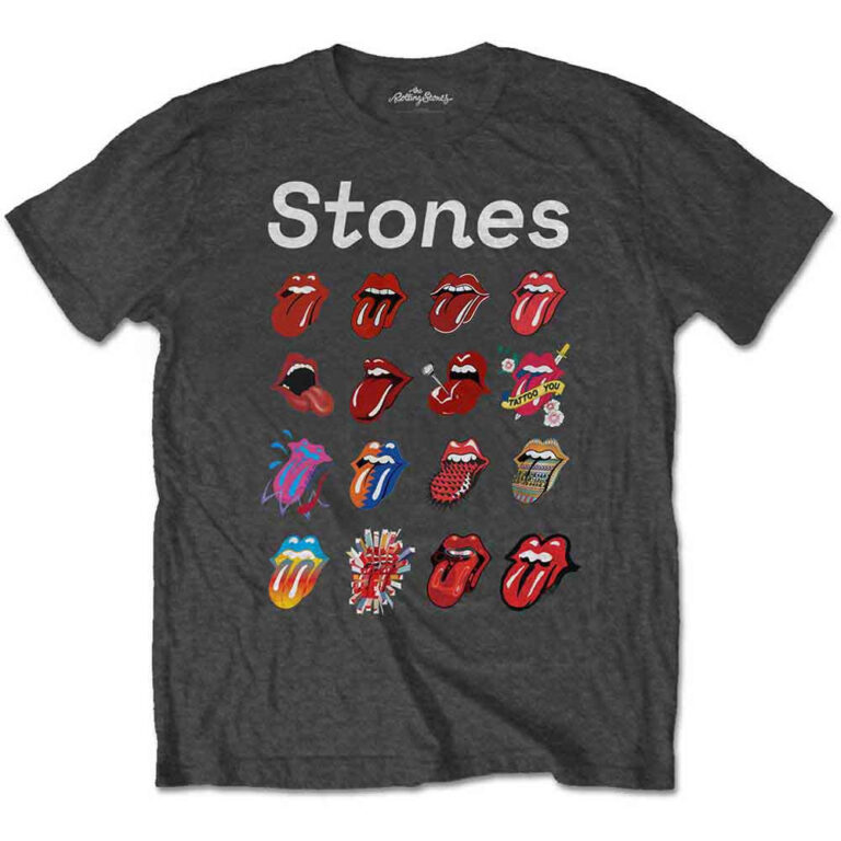The Rolling Stones No Filter Evolution Charcoal Grey T-Shirt