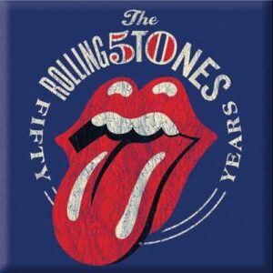 The Rolling Stones 50th Anniversary Vintage Fridge Magnet