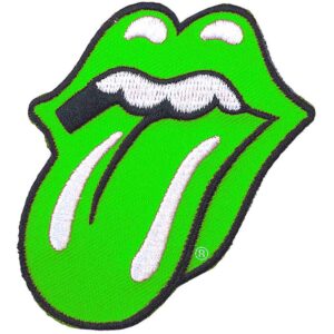The Rolling Stones Classic Tongue Green Green Patch