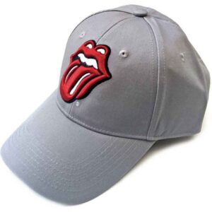 The Rolling Stones Classic Tongue Grey Baseball Cap