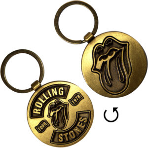 The Rolling Stones Classic Tongue/Tour '78 Double-Sided Double Sided Keychain