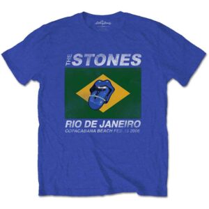 The Rolling Stones Copacabana Blue Royal Blue T-Shirt