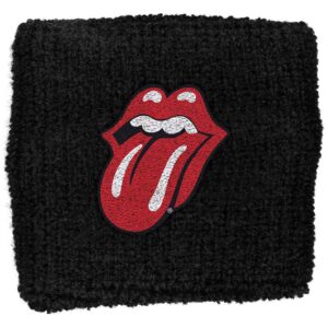 The Rolling Stones Embroidered Wristband: Tongue Embroidered Wristband