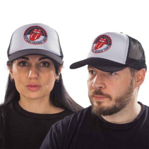 The Rolling Stones Est. 1962 Black & White Mesh Back Cap