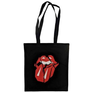 The Rolling Stones Hackney Diamonds Shards Black Tote Bag