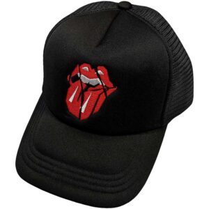 The Rolling Stones Hackney Diamonds Shards Logo Black Mesh Back Cap