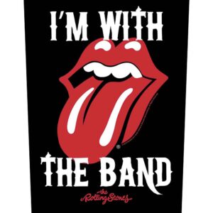 The Rolling Stones I'm with the Band Back Patch