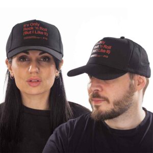 The Rolling Stones It's Only Rock 'N Roll Black Baseball Cap