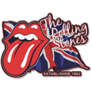The Rolling Stones Lick the Flag Patch