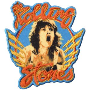 The Rolling Stones Mick & Orange Logo Patch