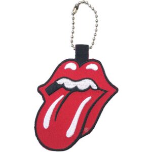 The Rolling Stones Patch Classic Tongue Red Keychain