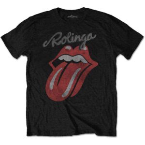 The Rolling Stones Rolinga Black T-Shirt