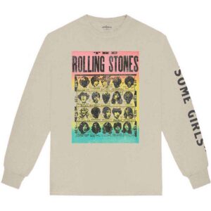 The Rolling Stones Some Girls Sand Back & Sleeve Print Long Sleeve T-Shirt