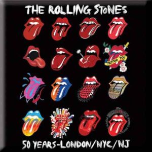 The Rolling Stones Tongue Evolution 2 Fridge Magnet