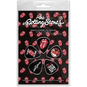 The Rolling Stones Tongue Plectrum Pack