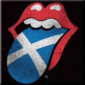 The Rolling Stones Tongue Scotland Fridge Magnet