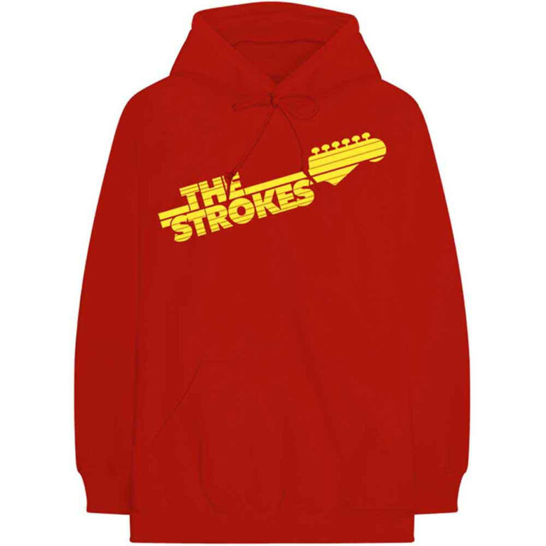The Strokes Guitar Fret Logo Pullover Hoodie