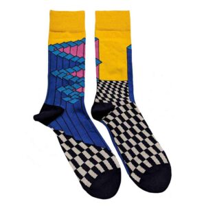 The Strokes Unisex Angles Blue UK Size 7 - 11 Ankle Socks