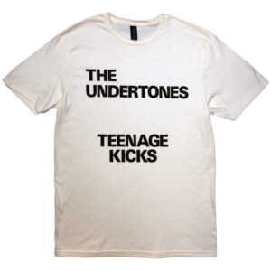 The Undertones Teenage Kicks Text Natural T-Shirt