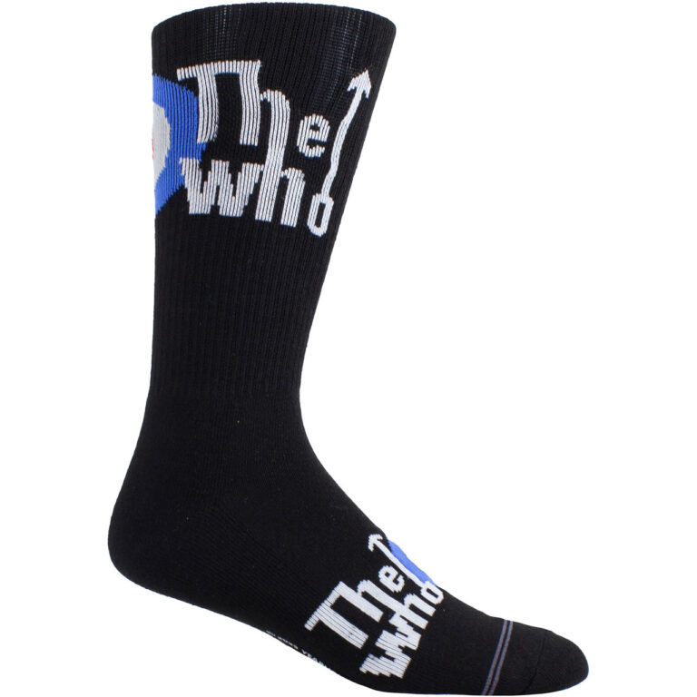 The Who Target Logo (Black) (UK Size 6.5 – 11) Crew Socks