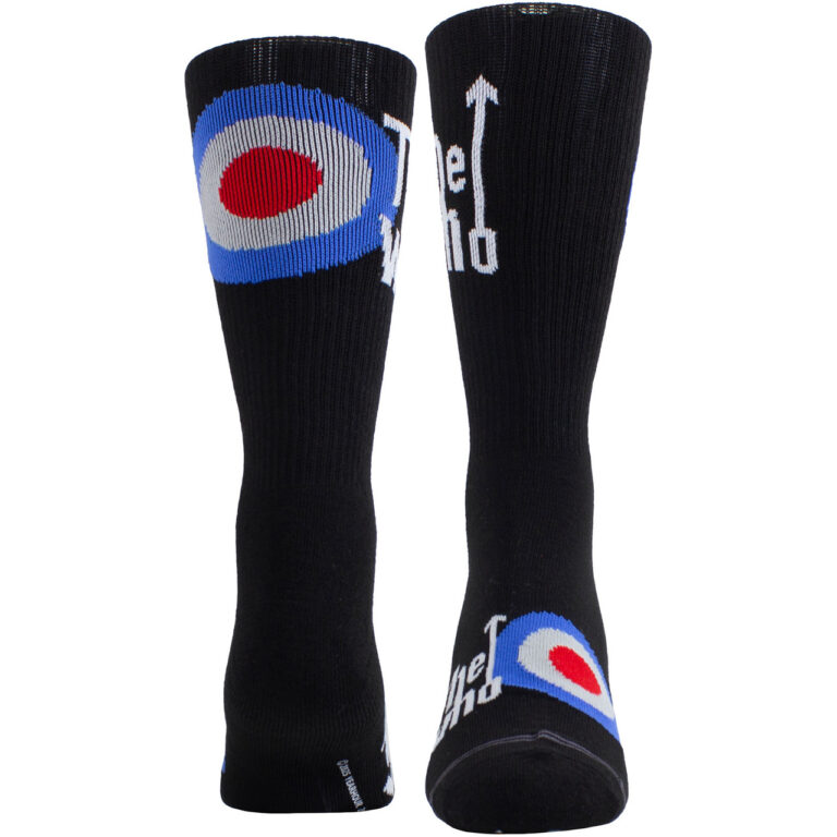 The Who Target Logo (Black) (UK Size 6.5 – 11) Crew Socks