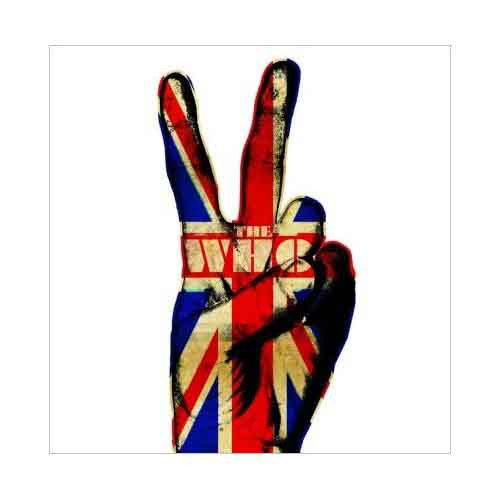 The Who V Sign Greetings Card