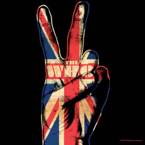 The Who Peace Fingers Single Cork Coaster