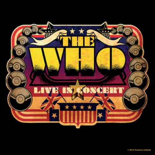 The Who Live in Concert Single Cork Coaster