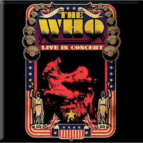 The Who Live in Concert Fridge Magnet
