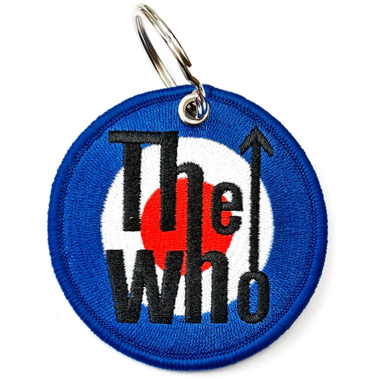 The Who Patch Target Logo Double Sided Keychain