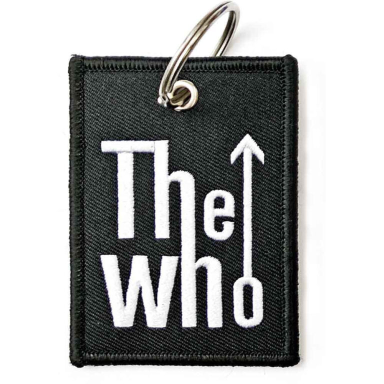 The Who Patch Arrow Logo Double Sided Keychain