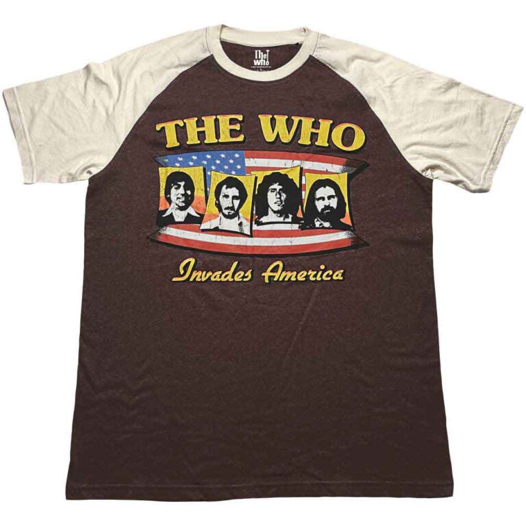 The Who Invades America Raglan T-Shirt
