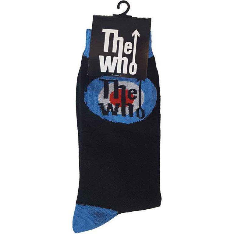 The Who Target Logo (Black) (UK Size 4 – 7) Socks