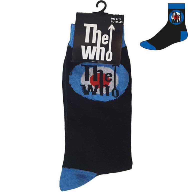 The Who Target Logo (Black) (UK Size 7 – 11) Socks