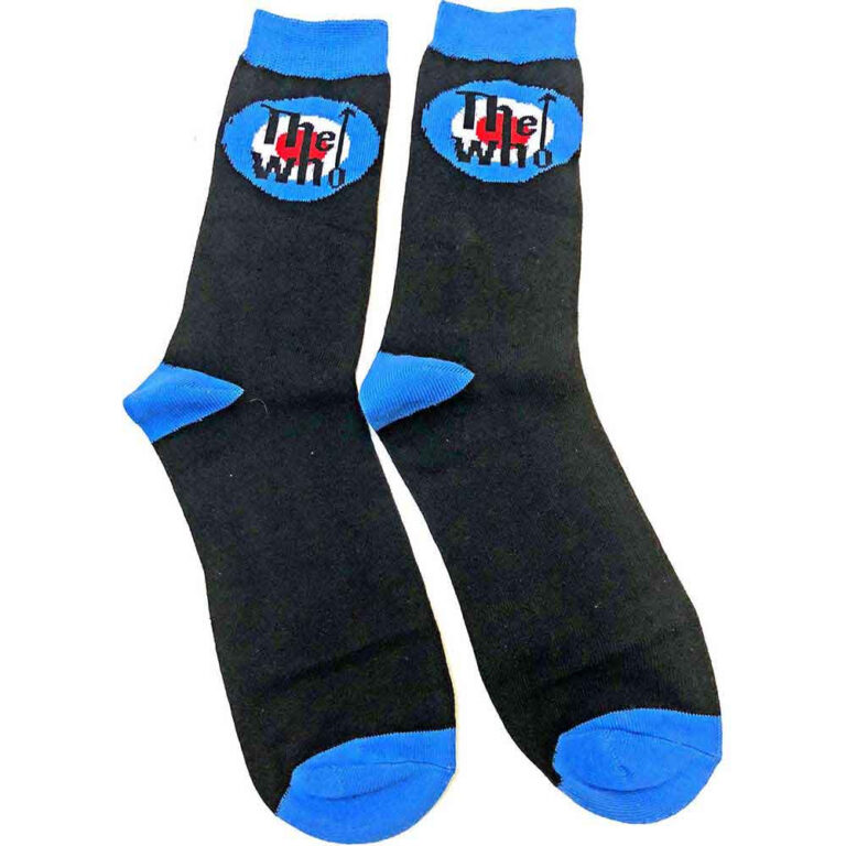 The Who Target Logo (Black) (UK Size 7 – 11) Socks
