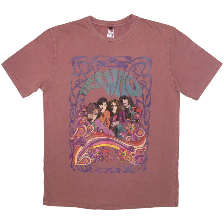The Who Psych Floral (Kashmir Red) T-Shirt
