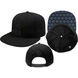 The Who Arrow Logo Black Snapback Cap