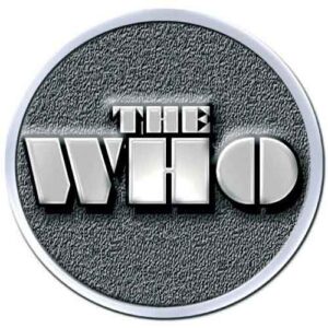 The Who Stencil Pin Badge