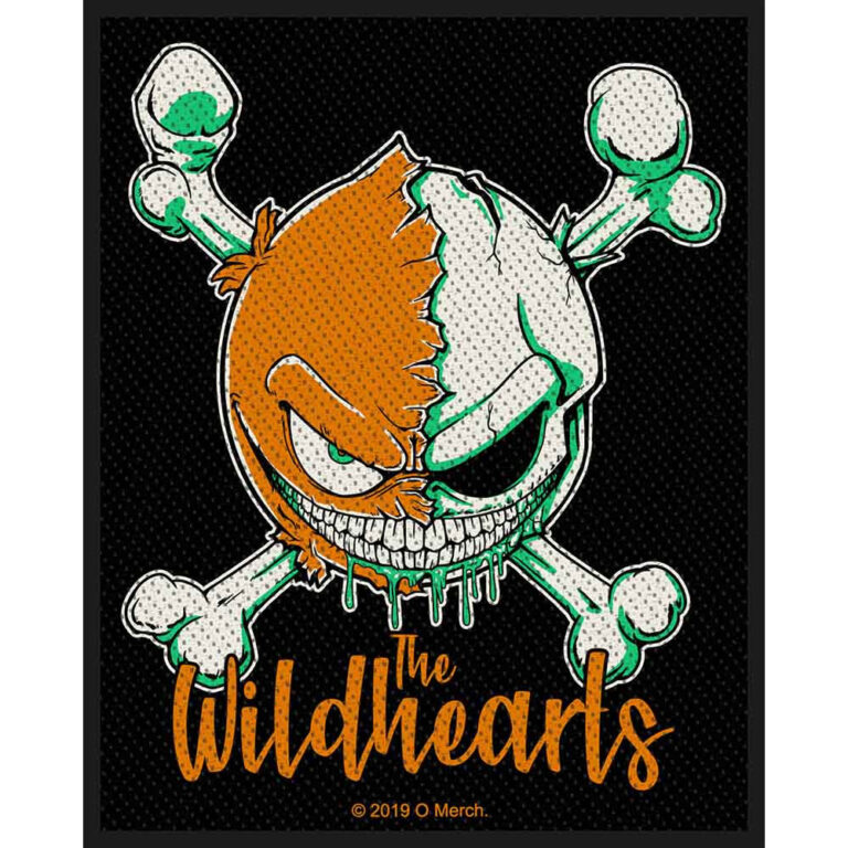 The Wildhearts Green Skull Patch
