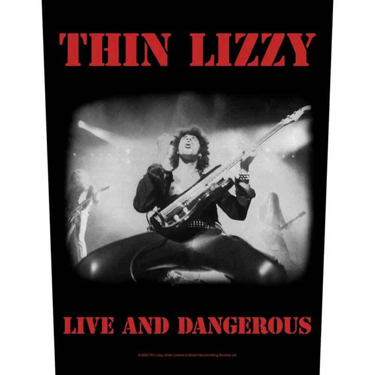 Thin Lizzy Live & Dangerous Back Patch