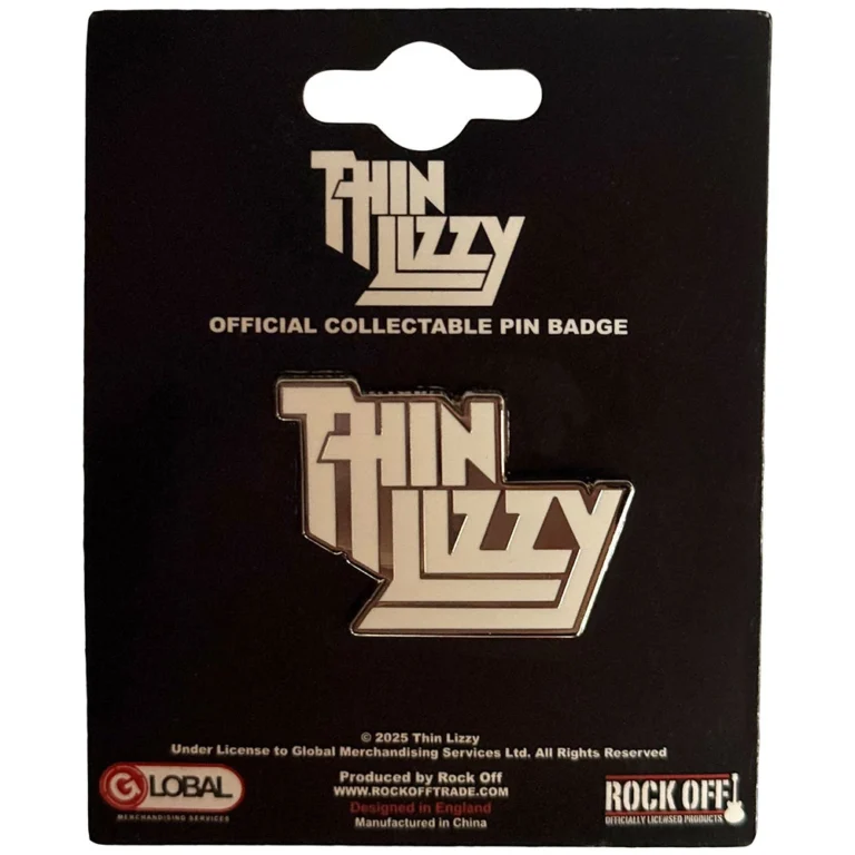 Thin Lizzy Logo Pin Badge