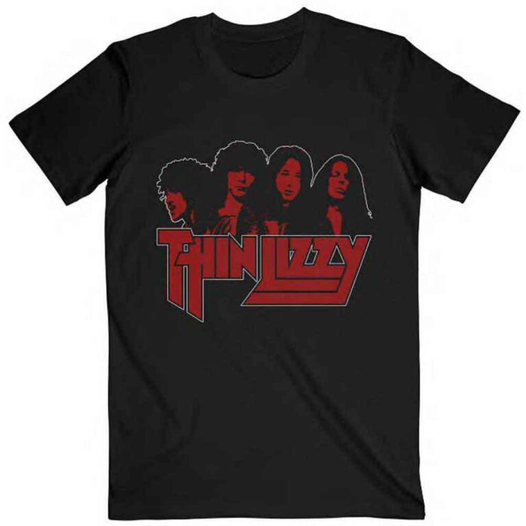 Thin Lizzy Band Photo Logo T-Shirt
