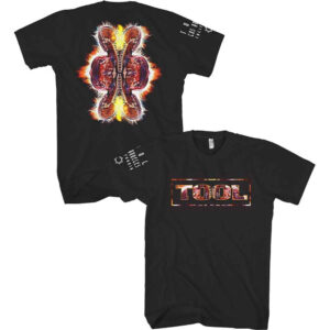 Tool Parabola Logo (Black) (Back & Sleeve Print) T-Shirt