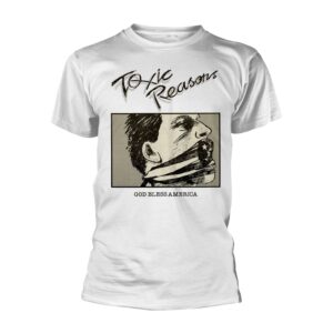 Toxic Reasons - God Bless America (white) T-Shirt (Front / Back Print)